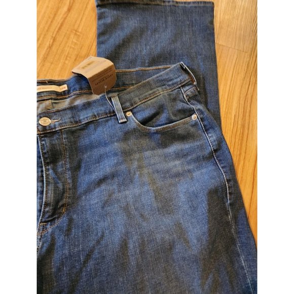Levi's Classic Bootcut Jeans Pants Mid Rise Size 24W Womens Blue - Picture 2 of 5